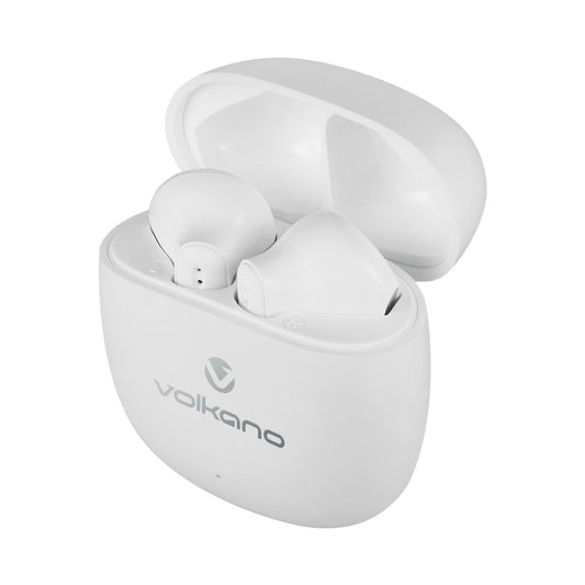 Volkano Sleek Series TWS Earphones - White