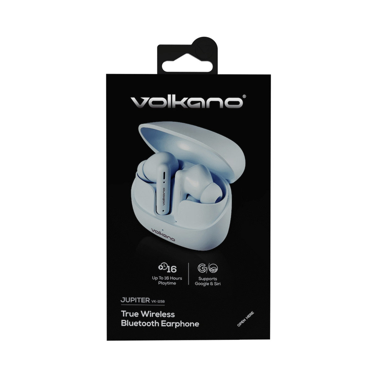 Volkano Jupiter Series TWS Earphones - Pastel Blue