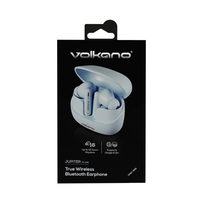 Volkano Jupiter Series TWS Earphones - Pastel Blue