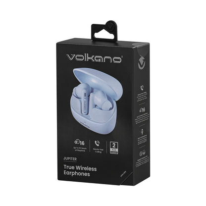 Volkano Jupiter Series TWS Earphones - Pastel Blue