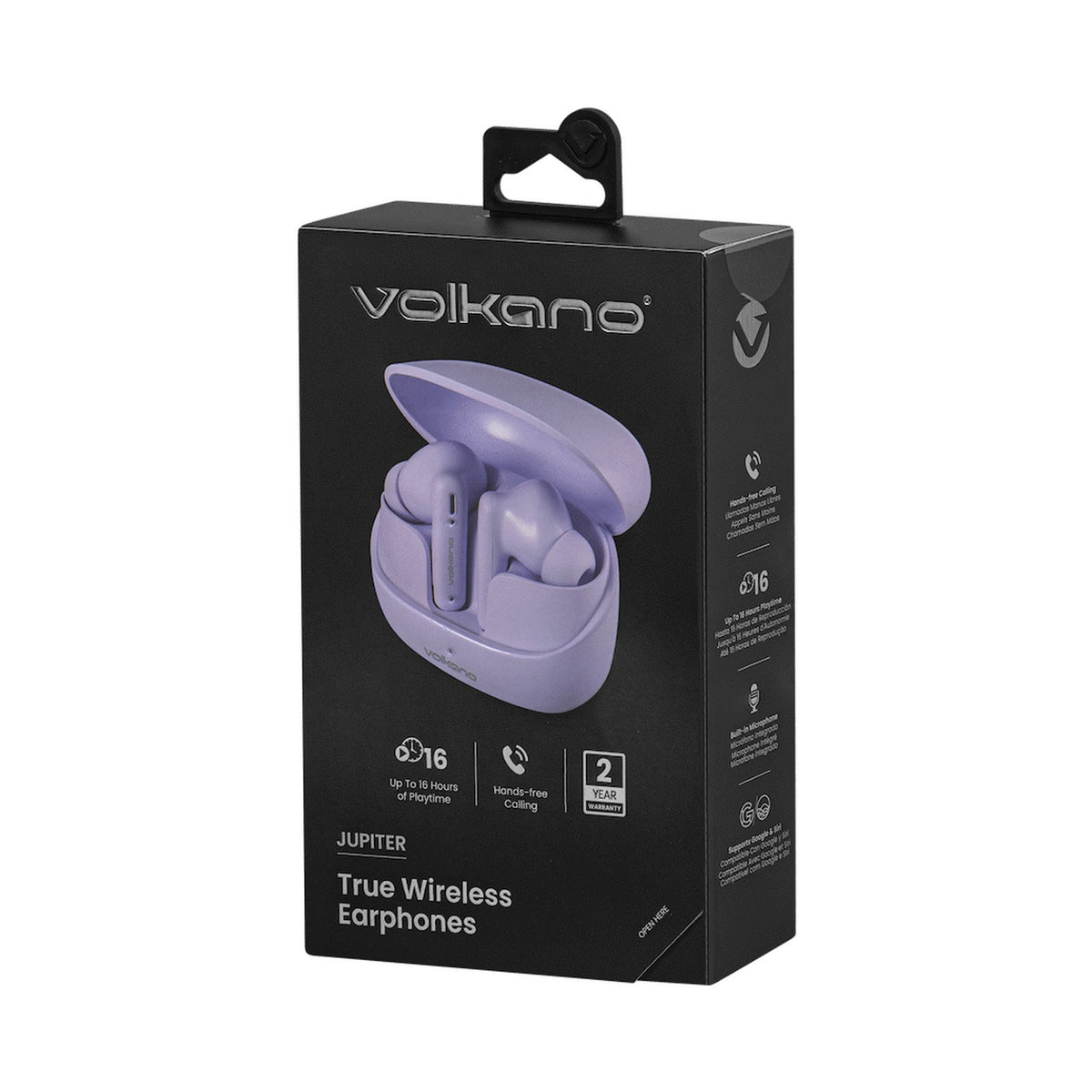 Volkano Jupiter Series TWS Earphones - Pastel Purple