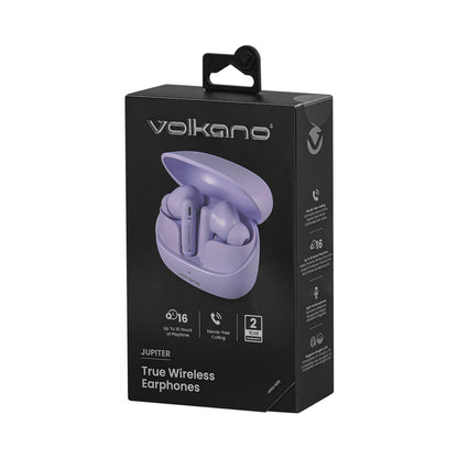 Volkano Jupiter Series TWS Earphones - Pastel Purple