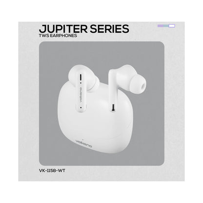 Volkano Jupiter Series TWS Earphones - White