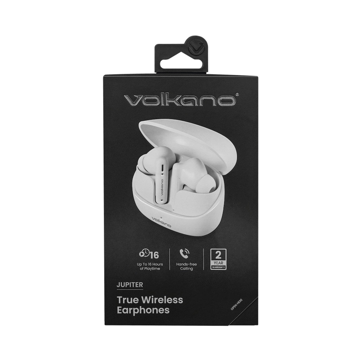 Volkano Jupiter Series TWS Earphones - White