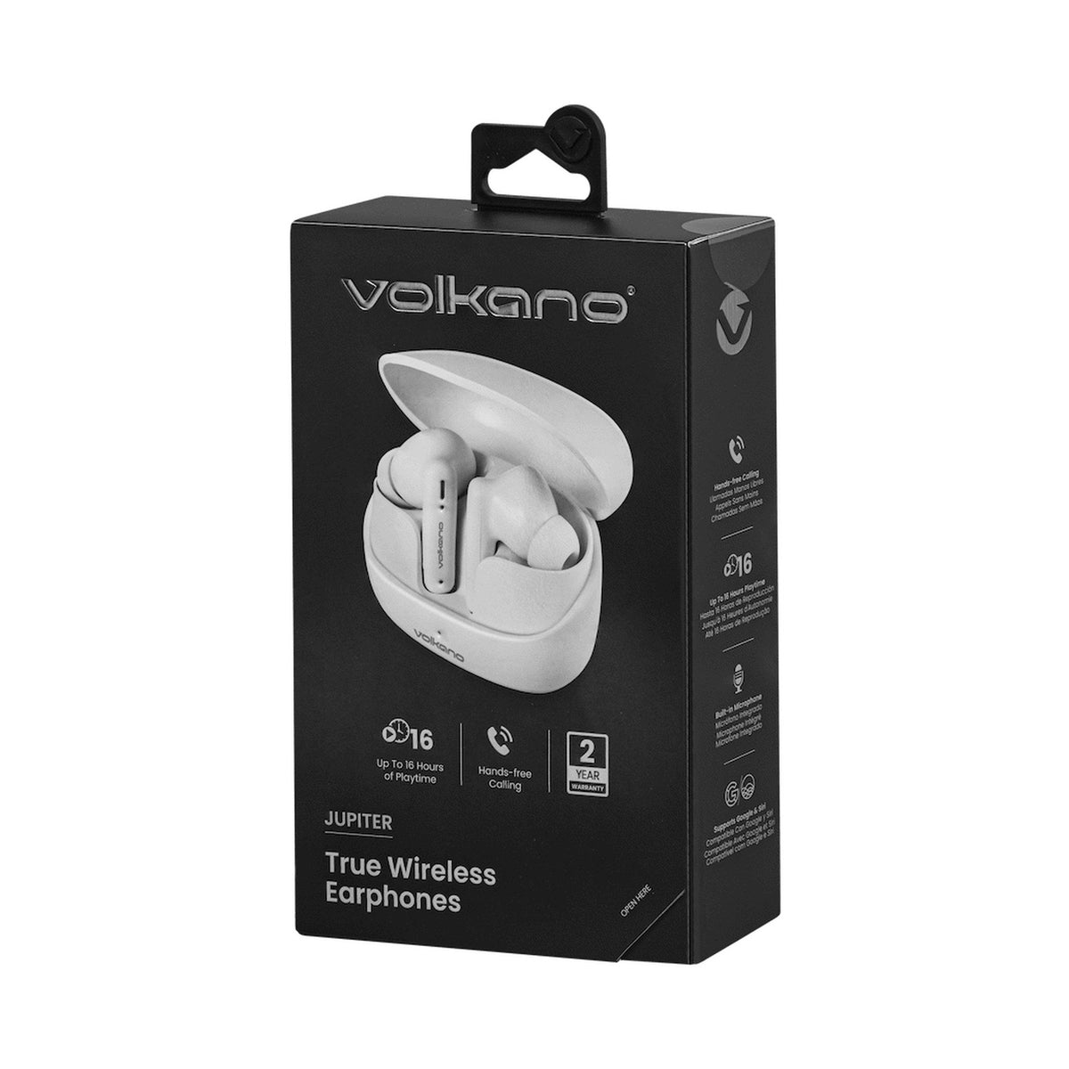Volkano Jupiter Series TWS Earphones - White