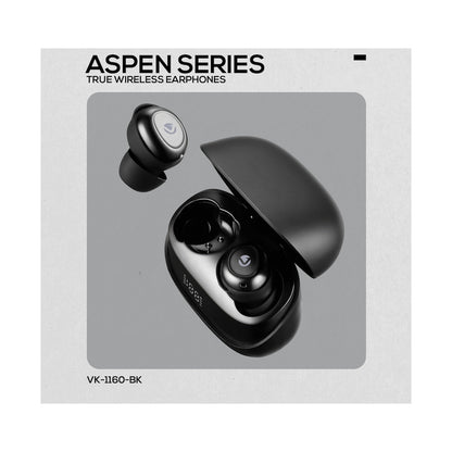 Volkano Aspen True Wireless Earphones - Black