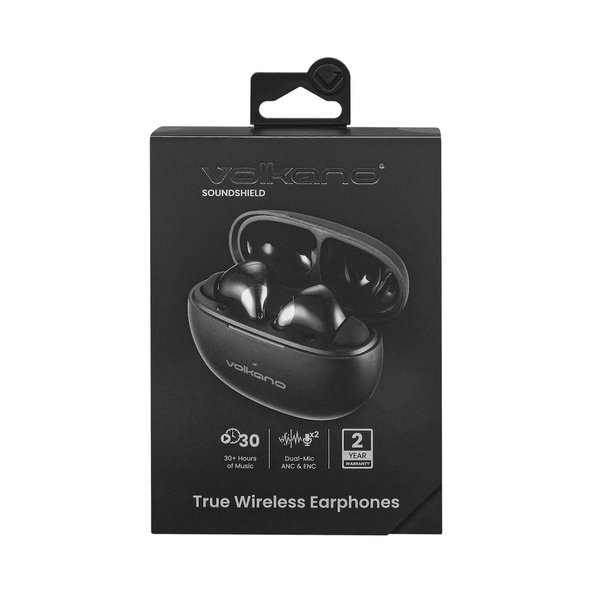 Volkano Soundshield TWS Earphones with ANC & ENC - Black