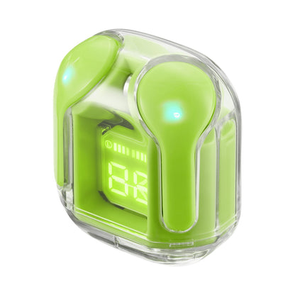 Volkano Crystalline Series TWS Earphone - Neon - Hardbox
