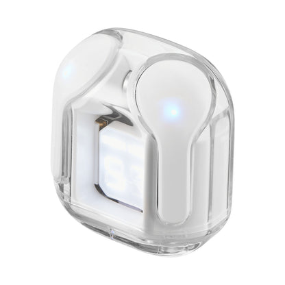 Volkano Crystalline Series TWS Earphone - White - Hardbox