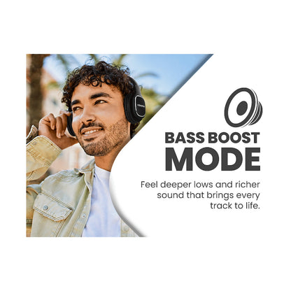 Volkano Phonic Series Bluetooth Full Size Headphones - Black