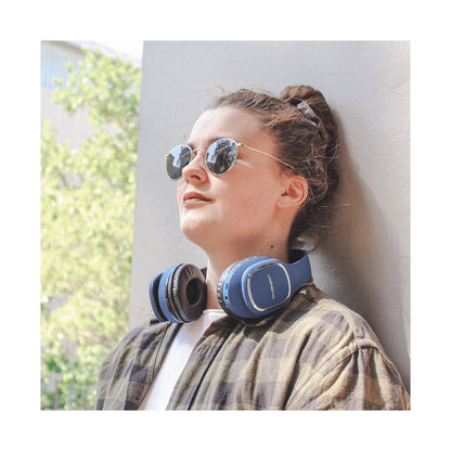 Volkano Phonic Series Bluetooth Full Size Headphones - Blue