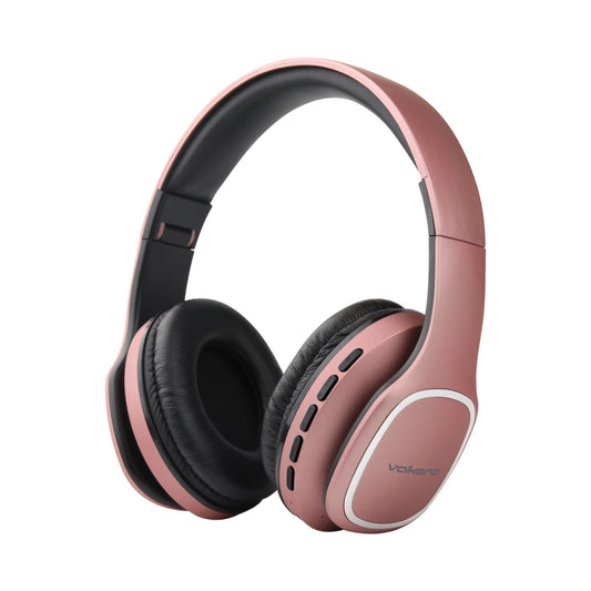 Volkano Phonic Series Bluetooth Full-Size Headphones - Rose Gold