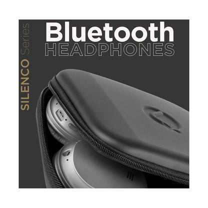 VolkanoX Silenco Series Active Noise Cancelling Bluetooth Headphones - Silver