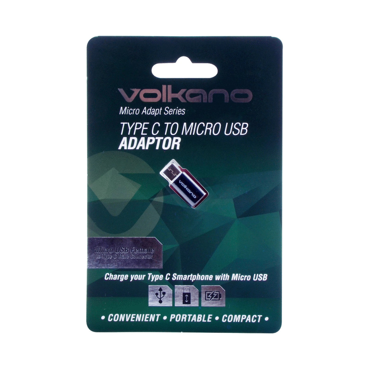 Volkano Micro Adapt Series Type-C to Micro USB Adaptor