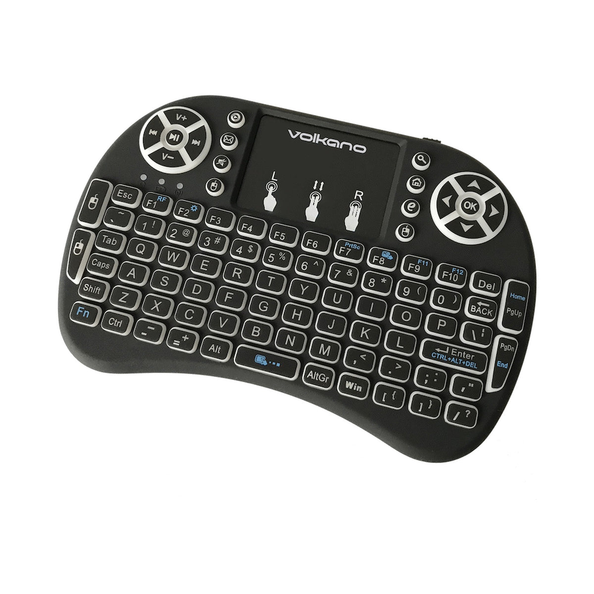 Volkano Control Series Smart TV Remote Control Keyboard and Trackpad