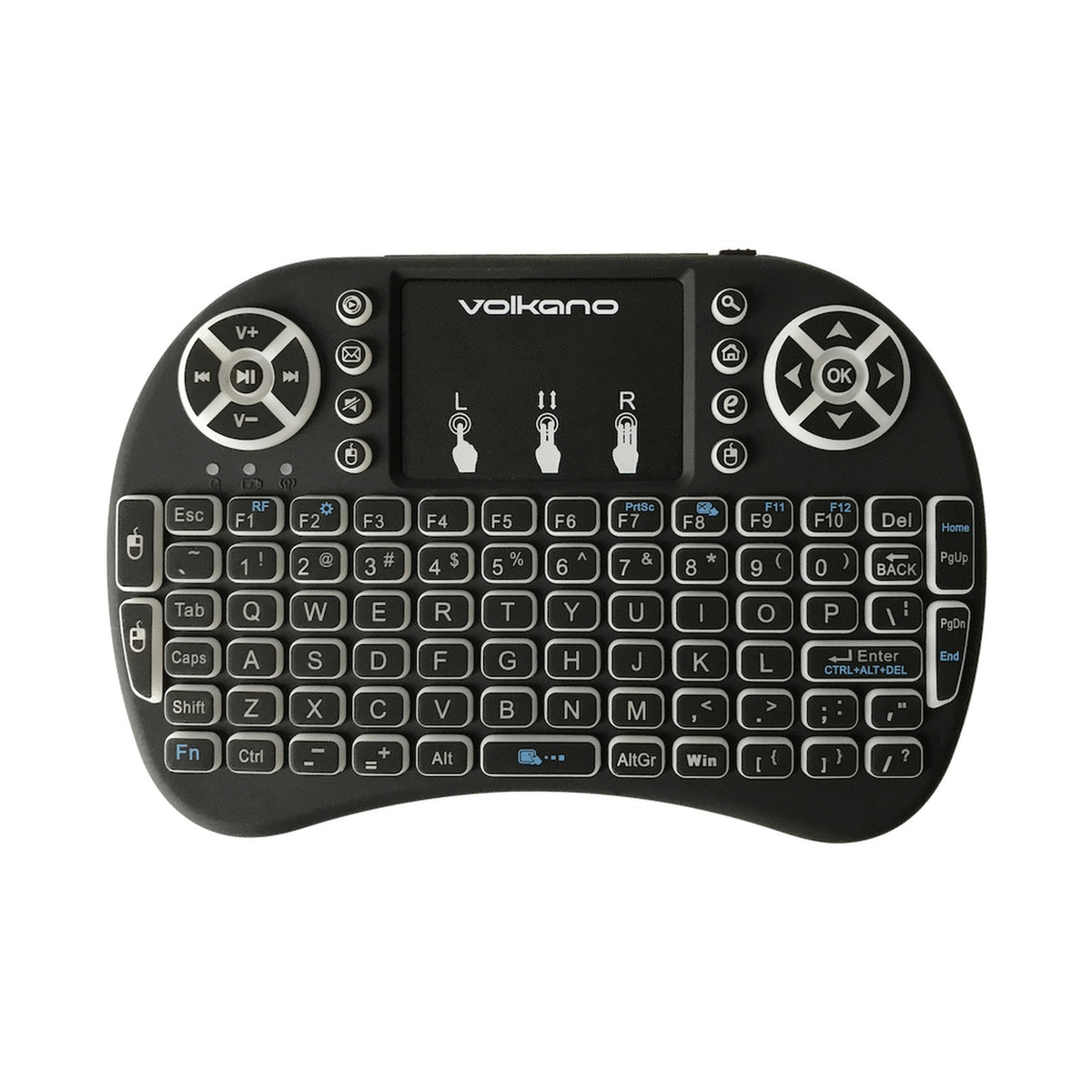Volkano Control Series Smart TV Remote Control Keyboard and Trackpad