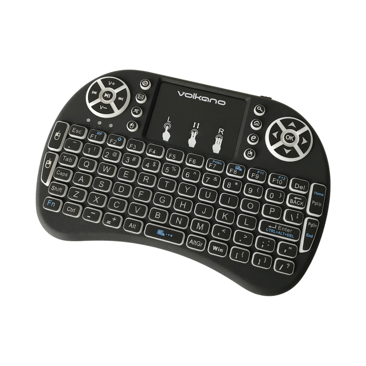 Volkano Control Series Smart TV Remote Control Keyboard and Trackpad