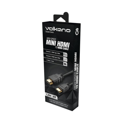 Volkano Transfer series Mini HDMI to HDMI cable 1.2meter - black
