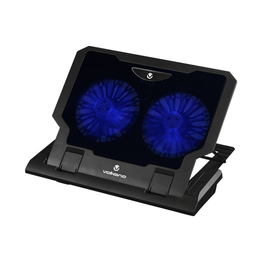 Volkano Glacier Series Upright Notebook Cooling Stand with Dual Fans