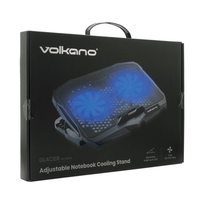 Volkano Glacier Series Upright Notebook Cooling Stand with Dual Fans