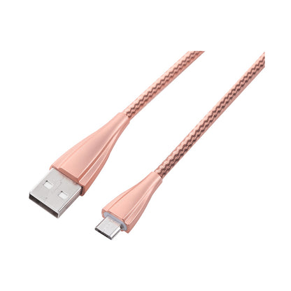 Volkano Fashion Series Micro USB Cable 1.8m - Rose Gold