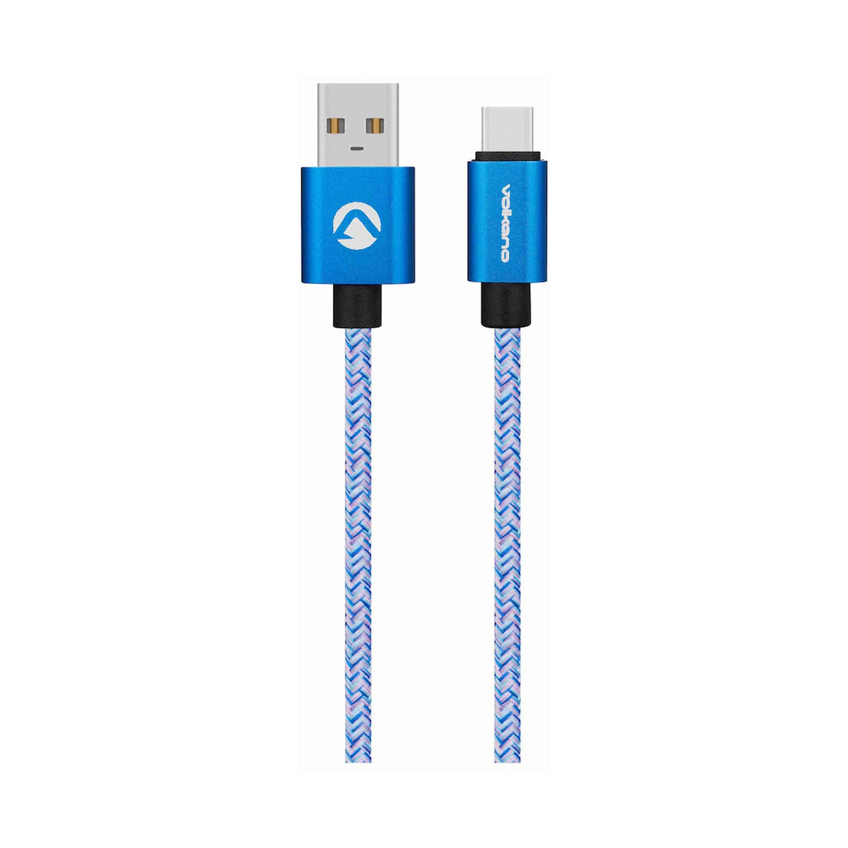 Volkano Fashion Series Micro USB Cable 1.8m - Sky Blue