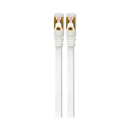 VolkanoX Giga Series Cat 7 Ethernet Cable 5m - White, Gold Tips