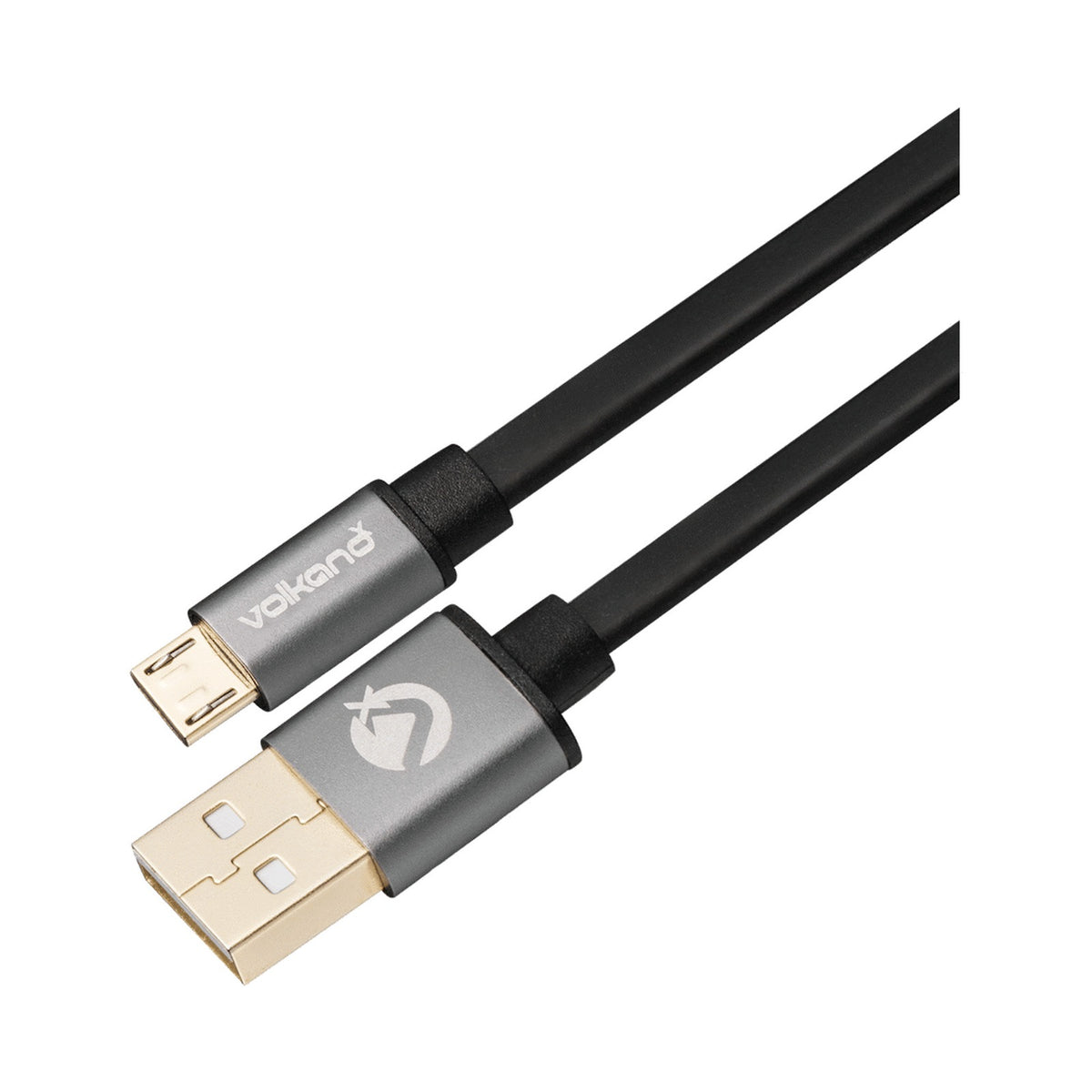 VolkanoX Couple Series Micro USB Premium Twin Pack 3m Charge/Data Cable - Black
