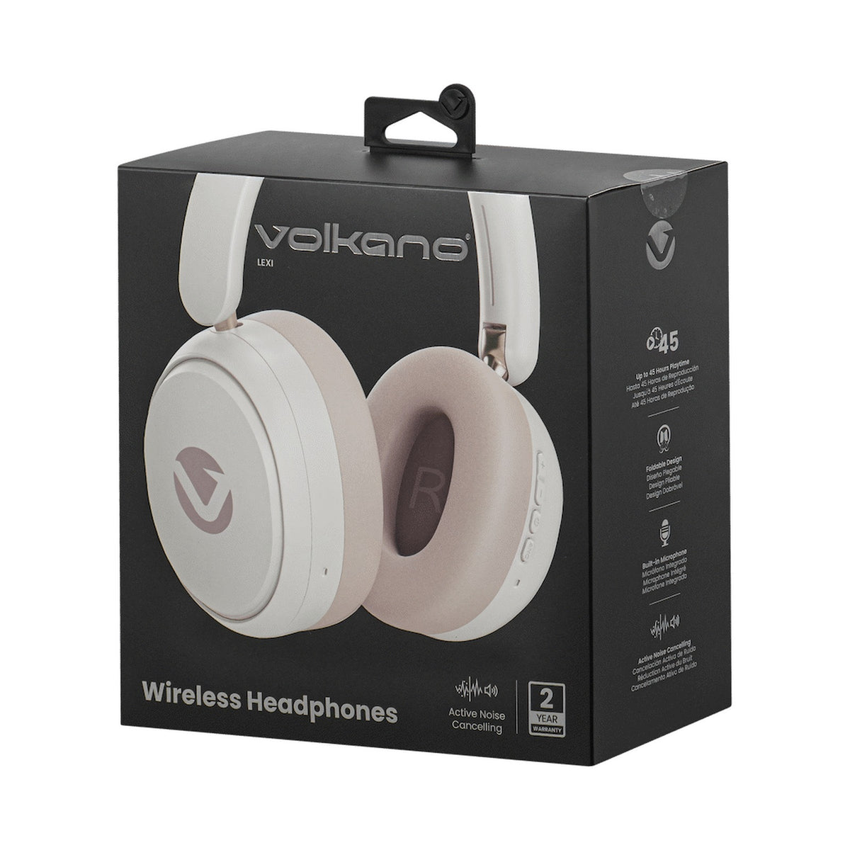 Volkano Lexi Bluetooth Headphone with ANC - Nude