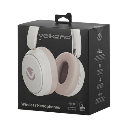 Volkano Lexi Bluetooth Headphone with ANC - Nude