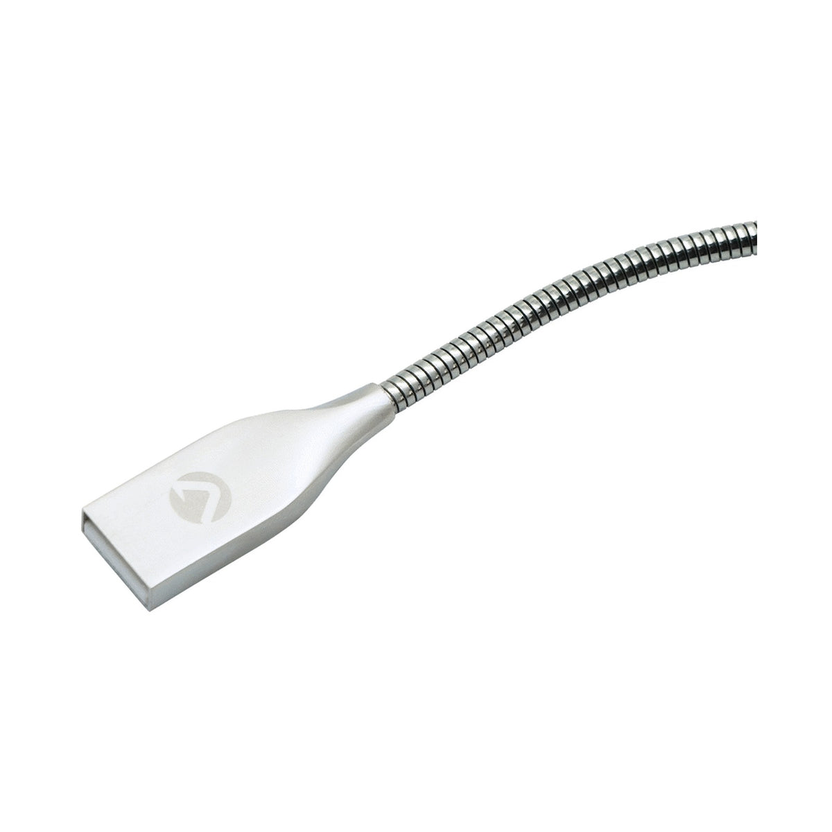 Volkano Iron Series Round Metallic Spring MFI Lightning Cable 1.2m - Silver