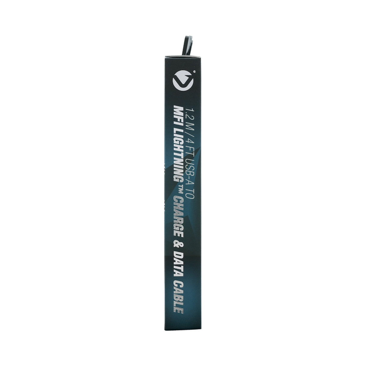Volkano Iron Series Round Metallic Spring MFI Lightning Cable 1.2m - Silver
