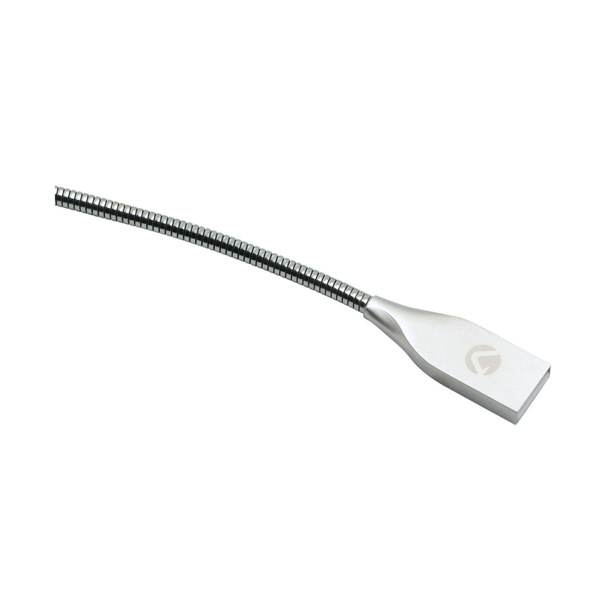 Volkano Iron Series Round Metallic Spring MFI Lightning Cable 1.2m - Silver