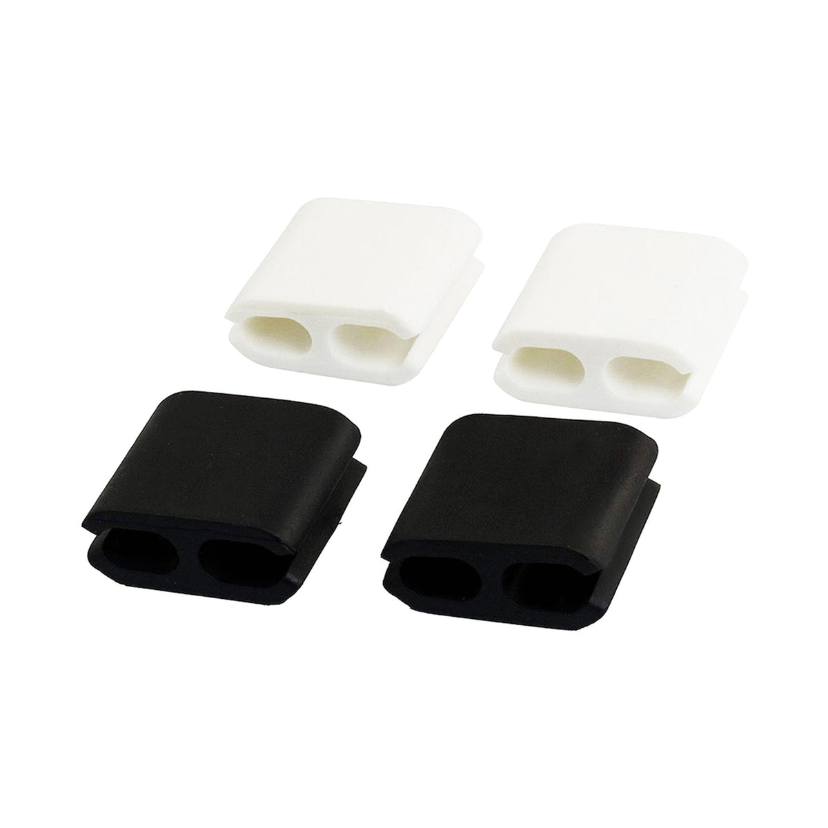 Volkano Bind Series - 4 Piece: Power Cable Clips - Black & White