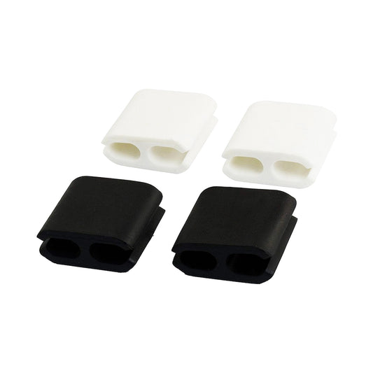 Volkano Bind Series - 4 Piece: Power Cable Clips - Black & White
