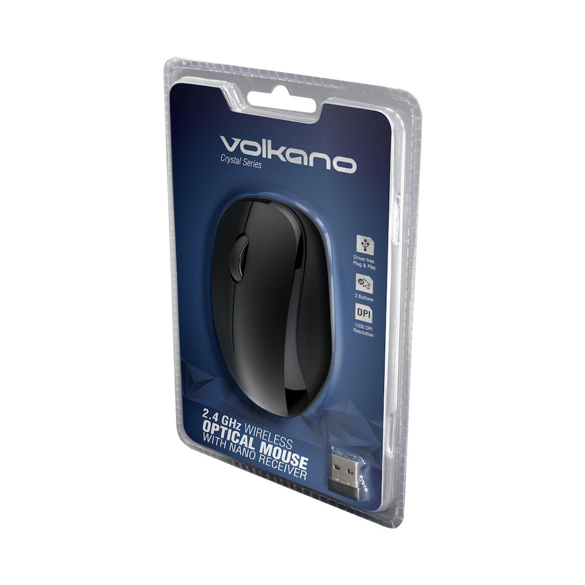 Volkano Crystal series Wireless Mouse