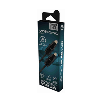 Volkano Optic Series 2m Optical Cable - Black