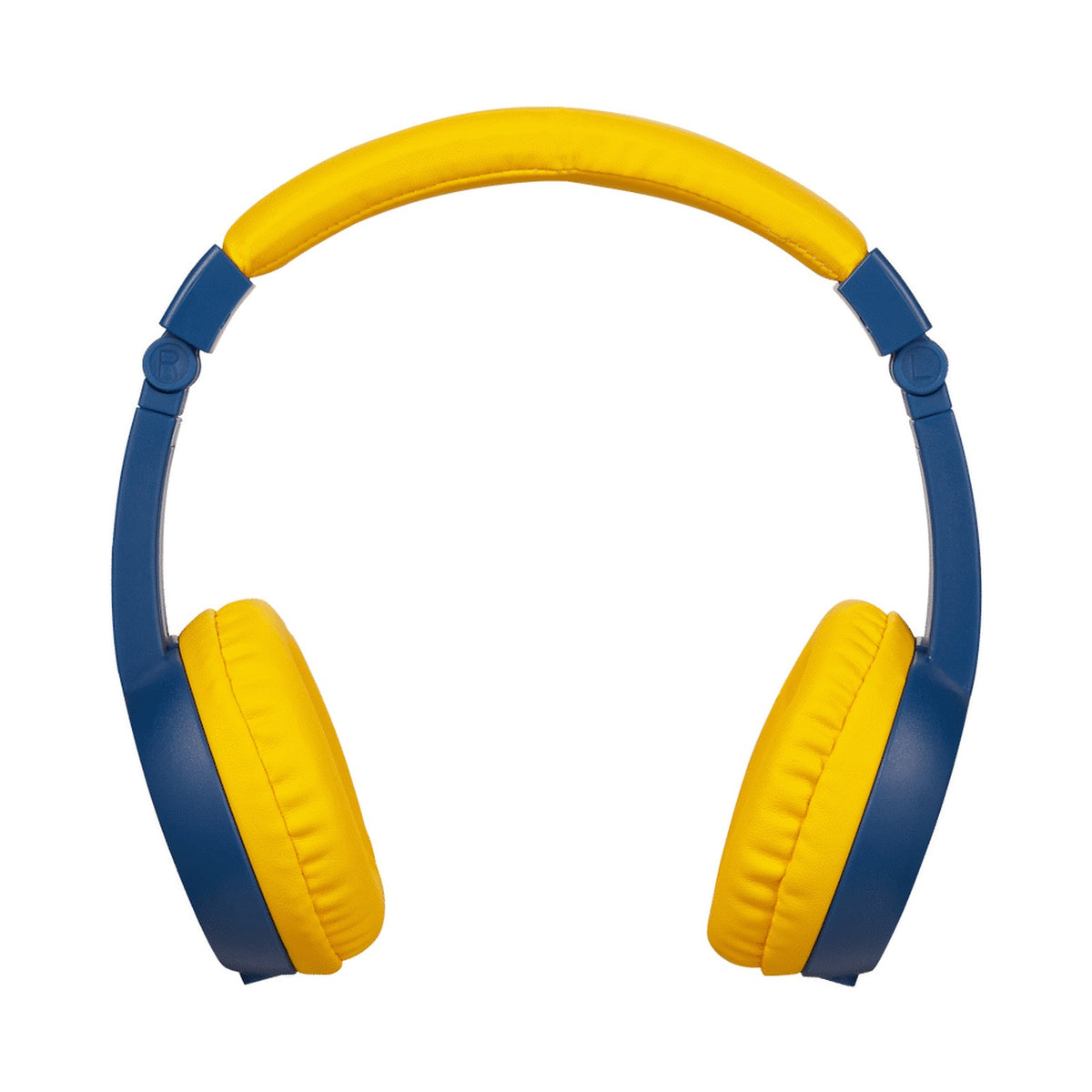 Volkano Sidekick Series Wired Kiddies Headphones with Share Port - Yellow/Blue
