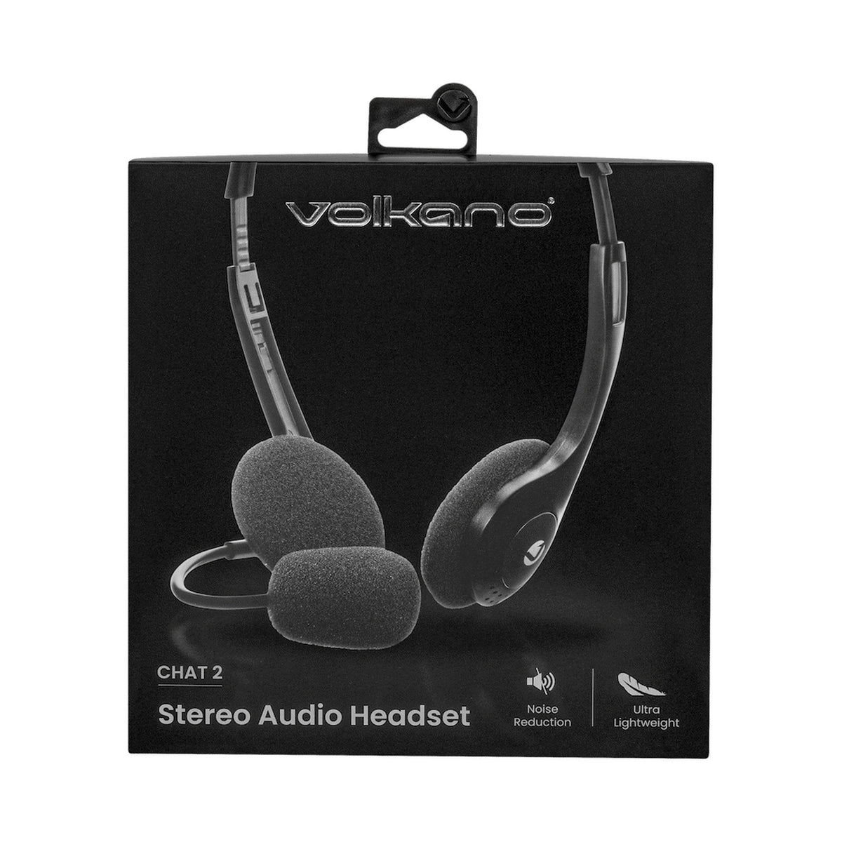 Volkano Chat 2 Stereo Headset with Boom Microphone