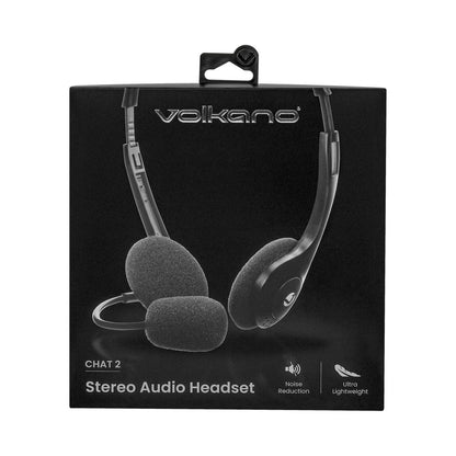 Volkano Chat 2 Stereo Headset with Boom Microphone