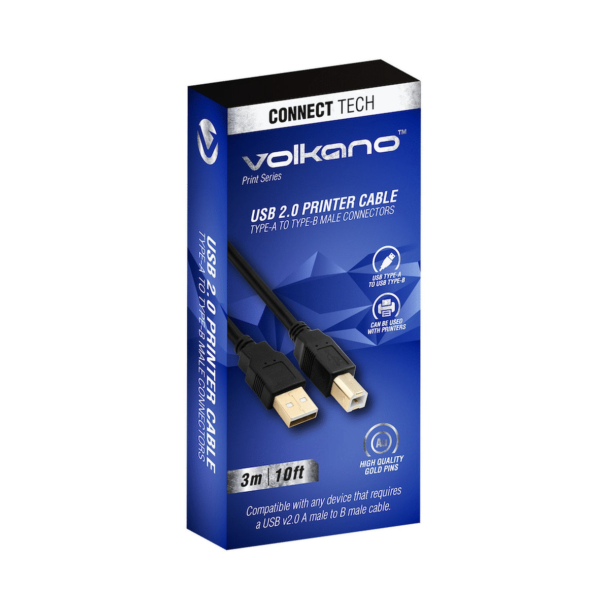 Volkano Print Series USB Printer Cable 3m