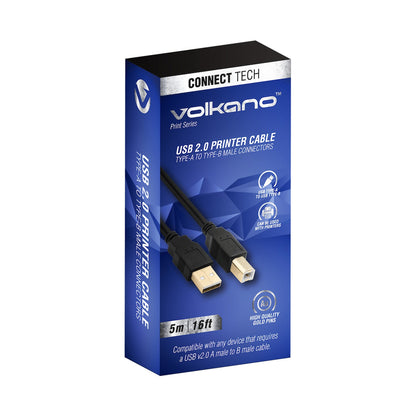 Volkano Print Series USB Printer Cable 5m
