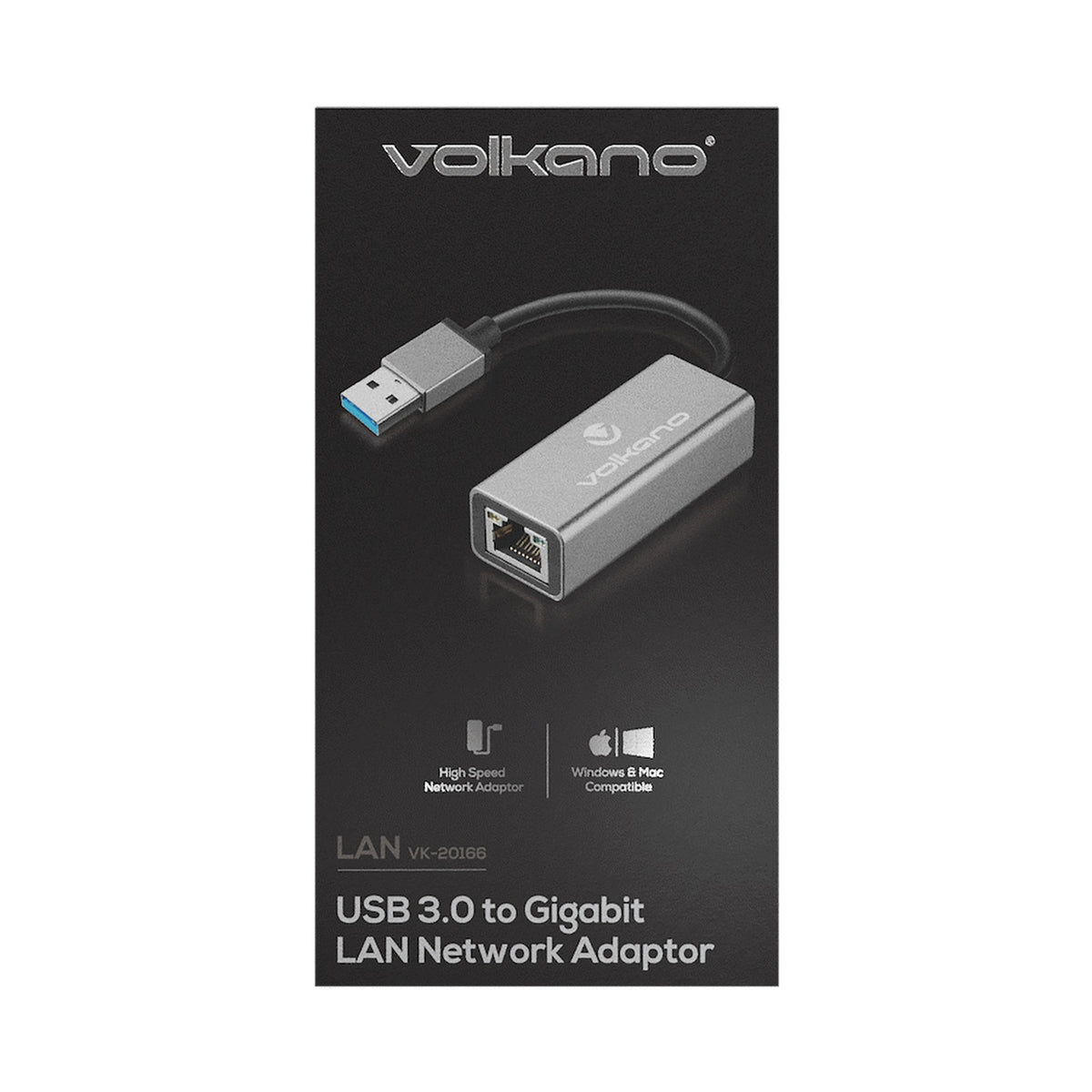 Volkano Lan Series USB 3.0 to Gigabit LAN Network Adaptor