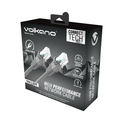 Volkano Network Series RJ-45 Network Cable - CAT5 - 10m