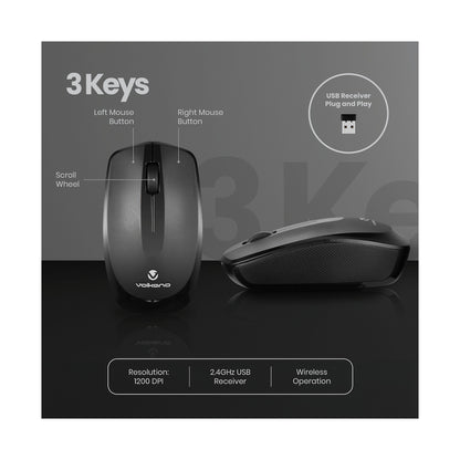 Volkano Focus Series Wireless Mouse