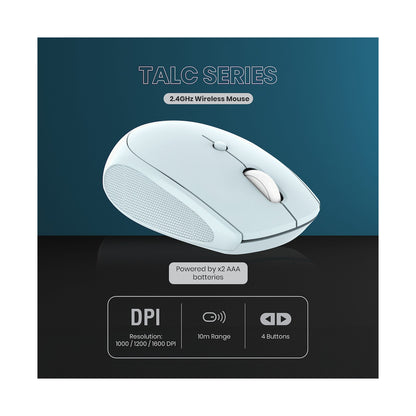 Volkano Talc Wireless Mouse - Blue