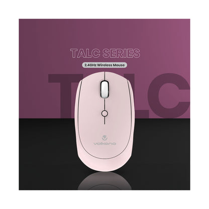 Volkano Talc Wireless Mouse - Pink