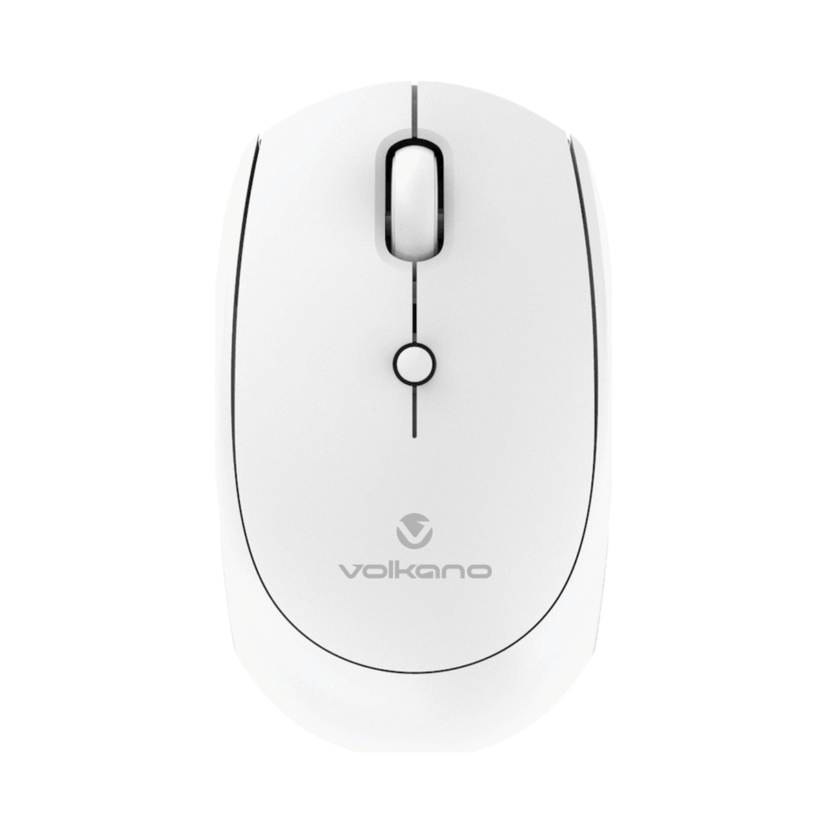 Volkano Talc Wireless Mouse - White