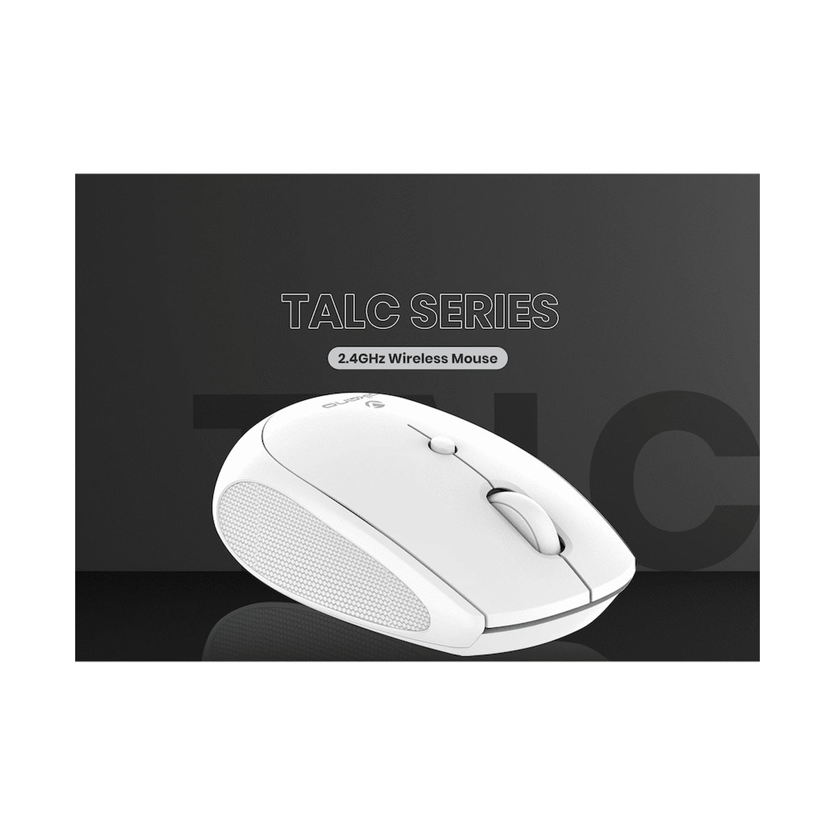 Volkano Talc Wireless Mouse - White