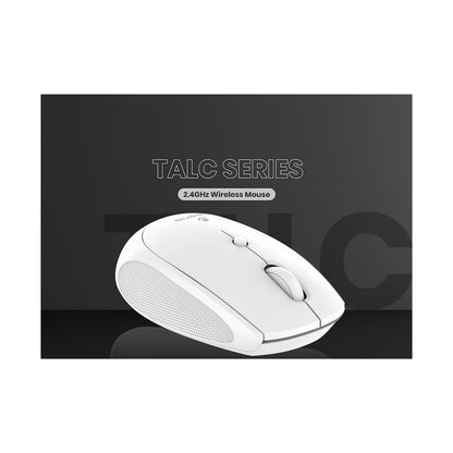 Volkano Talc Wireless Mouse - White